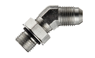Stainless Steel 37 Degree Flare 45 Degree Bulkhead Elbows Stainless Steel 37 Degree Flare 45 Degree Bulkhead Elbows