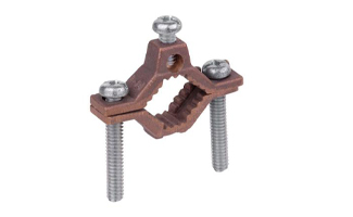 Copper Bronze Ground Rod Pipe Clamps Copper Bronze Ground Rod Pipe Clamps